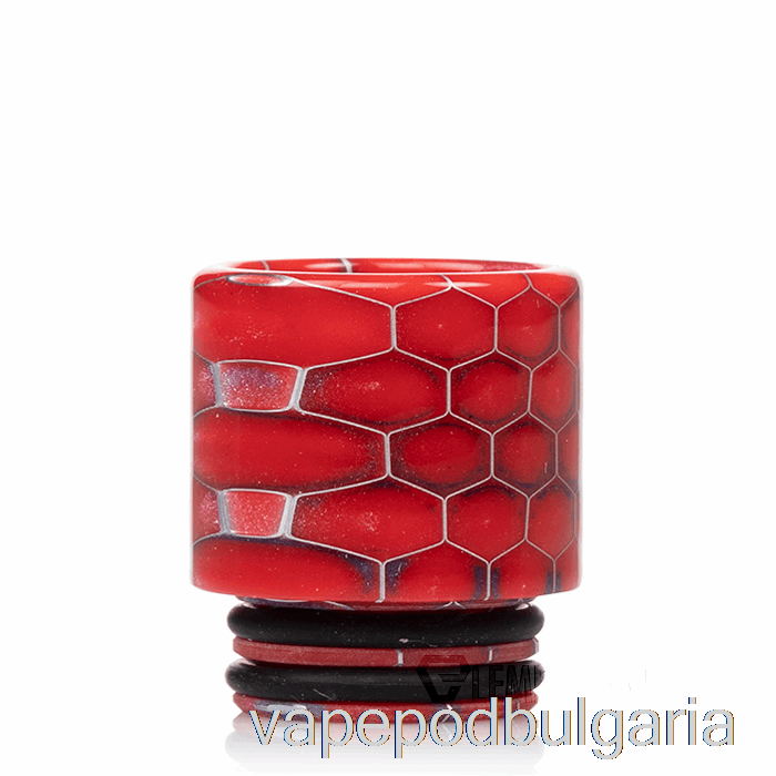 Vape 10000 Дръпки Smok Cobra V1 Resin 810 Drip Tip Red